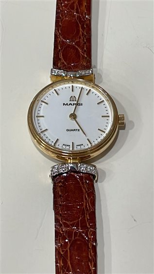 Orologio margi sale placcato oro